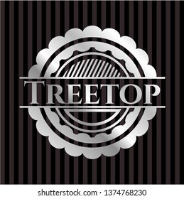 Treetop silver emblem
