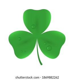 Kleeblättersymbol. Shamrock. Vektorgrafik.
