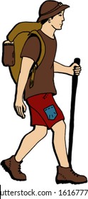 treking tourist