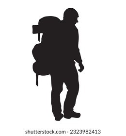 Trekkers : vector image for Logo, Poster, Cards, Books, Infographics etc.