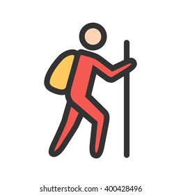 Trekking Stock Vector (Royalty Free) 400428496 | Shutterstock