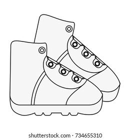 trekking boots icon image