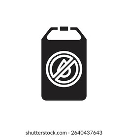 Trekking Dry Bag Filled Icon Vector Illustration