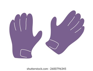 Trekking gloves for mountain climbing