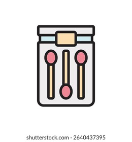 Trekking Waterproof Pocket Icon Vector Illustration