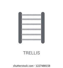 Trellis icon. Trendy Trellis logo concept on white background from Gym and Fitness collection. Suitable for use on web apps, mobile apps and print media.