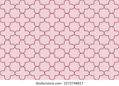 The Trellis pattern is characterized by the intricately assembled patterns of various lines. The observable characteristic is the pattern that is woven diagonally, intersecting into square shapes acro