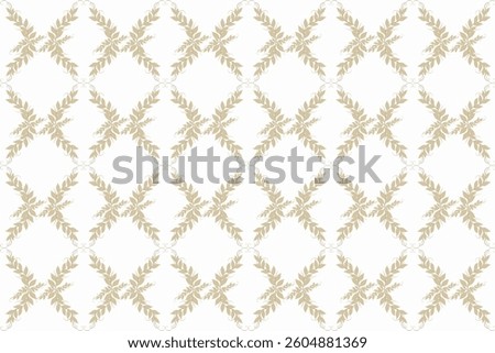 Trellis pattern is a lattice pattern that looks like a Moroccan style vine fence, Arab art, popularly used in home decoration and modern design, wallpaper, walls, giving a timeless luxury feel.