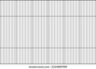 Trellis of pattern vector. Design vertical stripe black on white background. Design print for illustration, texture, textile, wallpaper, background. Set 1