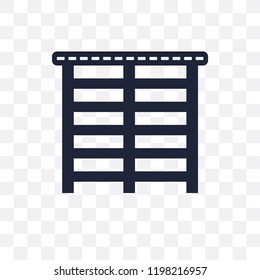 Trellis transparent icon. Trellis symbol design from Gym and fitness collection. Simple element vector illustration on transparent background.