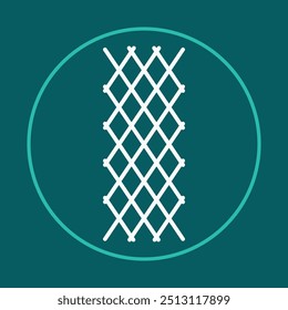 Trellis trendy icon worthy abstract vector illustration colorful artwork beautiful design.eps