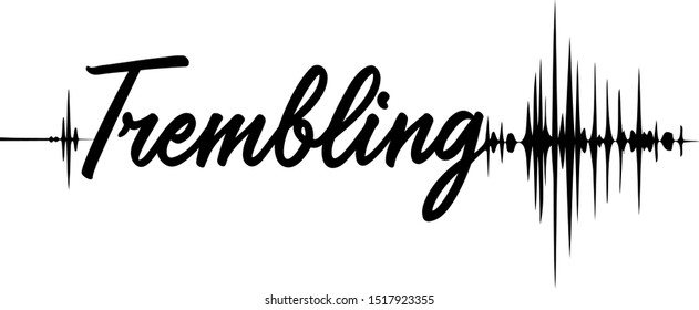 Trembling Illustration Combined Logo Stock Vector (Royalty Free ...