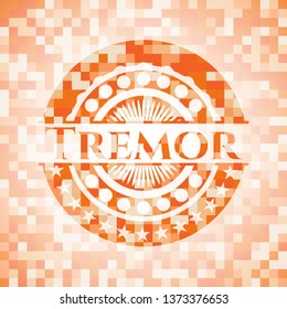 Tremor orange mosaic emblem