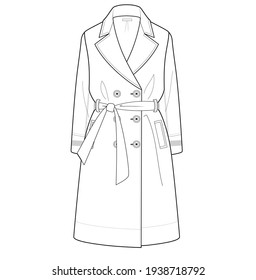 trench coat elegance in spring version 