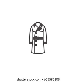 Trench coat icon