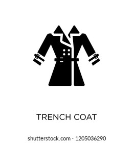 Trench Coat icon. Trench Coat symbol design from Clothes collection. Simple element vector illustration on white background.
