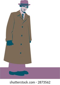 Trench Coat Man