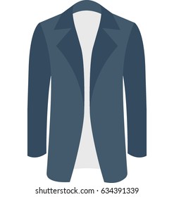 Trench Coat Vector Icon