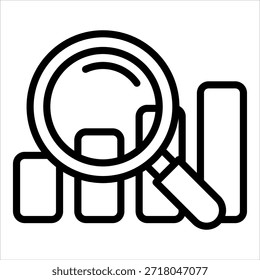 Elemento De Icono De Análisis De Tendencias Para Diseño