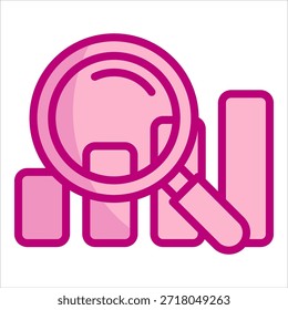Elemento De Icono De Análisis De Tendencias Para Diseño