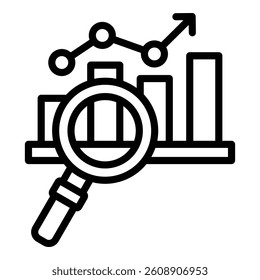 Trend Analysisicon Element For Design