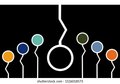trend background color simple technology