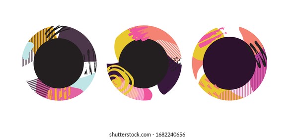 Trend background. Vector abstract background texture design, Sale banner template design.  Template banner background.