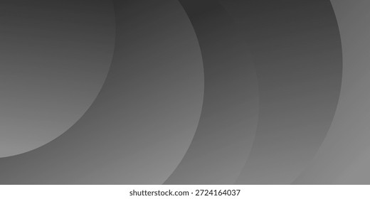 Fondo de Anuncio de tendencia. gradaciones grises. Círculo geométrico moderno