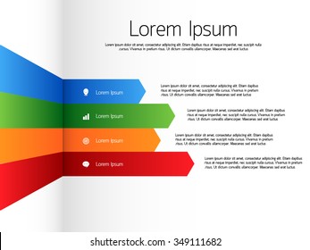 Trend bar Infographic, Eps10, vector illustration