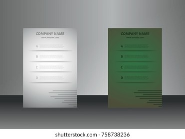 Trend brochure, business cover