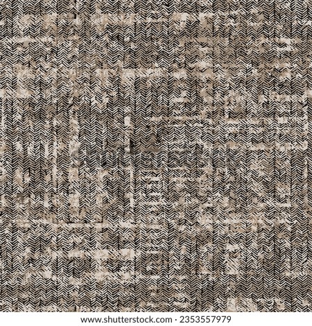 Trend carpet rug seamless plain plaid geometric Multi check texture pattern. Abstract nature neutral  color textured background. multi-colored checks Vector. Textile geometrical collage 
