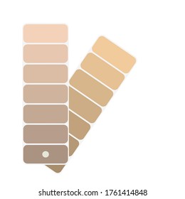 Trend color palette for your next design project, brand color template