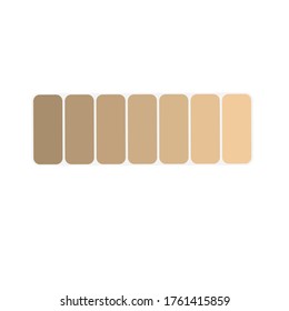 Trend color palette for your next design project, brand color template