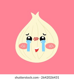 Trend cute onion face expression