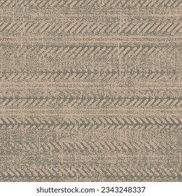 Trend geometry texture classic modern repeat fabric textile textures pattern. Abstract black, green, yellow and beige colorful geometric checked pattern.