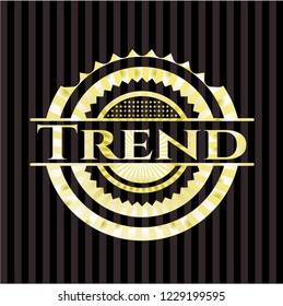 Trend golden badge