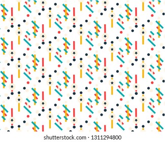 trend halftone geometric shapes are combined with bright yellow elements of the composition. Design elements for magazine, flyers, billboards, sale,