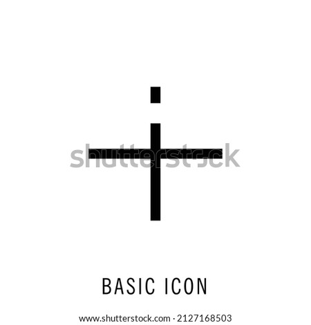 Trend icon. Basic App Ui isolated on white background. 