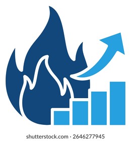 Trend Icon Element for Design