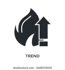 Estilo de glifo de icono de tendencia. Ilustración vectorial Para El Diseño gráfico