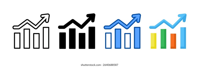 Trend icon set bundle. Multi style icon collection perfect for websites, apps, and presentations. Simple vector icon collection