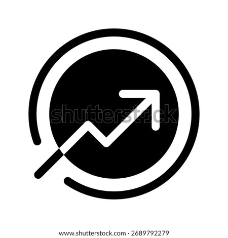 Trend Icon Vector Symbol Design Illustration