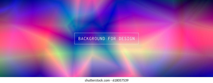 Trend image effect in style glitch. Modern abstract background colorful gradient. Vector illustration