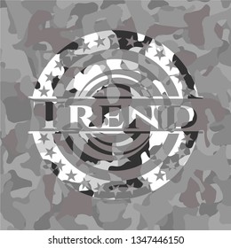 Trend on grey camo pattern