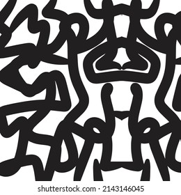 trend temporary abstract black art background