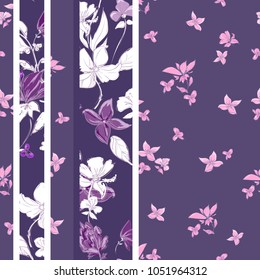 trend textiles, vector background floral fabric, Seamless background pattern 
