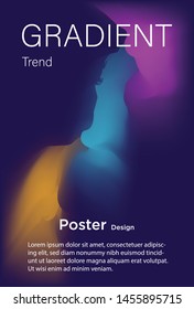 Trend vector colorful abstract background. Glitter abstract illustration with gradient design. Background for a Laptop Backgroun, Phone Background, Flyer Background, Book, Magazine.