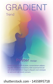 Trend vector colorful abstract background. Glitter abstract illustration with gradient design. Background for a Laptop Backgroun, Phone Background, Flyer Background, Book, Magazine.