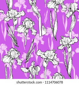 Trend violet flowers