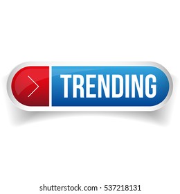 Trending button vector